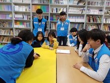 장기려무료진료소 어르신들을 위한 손씻기교육