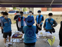 농어촌의료봉사활동을 위한 물품운반 및 청소 봉